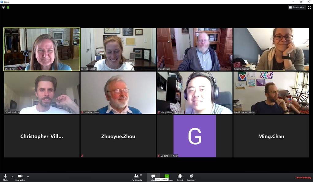 Zoom Group Photo of Hackathon Attendees